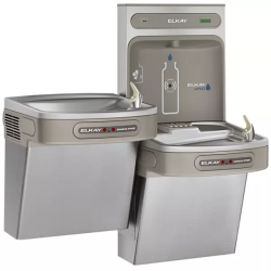 Elkay LZOOTL8W ezH2O Bottle Filling Station with Bi-Level ADA Cooler Dual Hands Free Activation Filtered Refrigerated