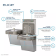 Elkay LZOOTL8W ezH2O Bottle Filling Station with Bi-Level ADA Cooler Dual Hands Free Activation Filtered Refrigerated