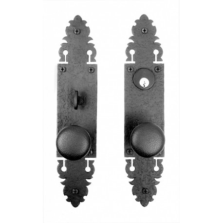 Acorn WTMBI Warwick Double Knob w/ Double Escutcheon Mortise Lock Set