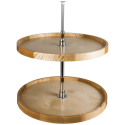 Hardware Resources LS Wood Lazy Susan Set w/ Twist & Lock, Set
