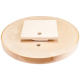 Hardware Resources Round Wood Lazy Susan w/ Swivel