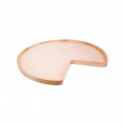 Hardware Resources LSK Kidney Wood Lazy Susan Individual Shelf