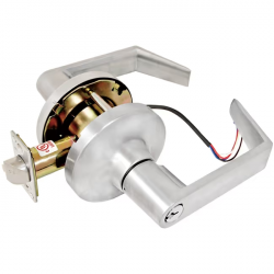 TownSteel XCDC Solenoid Electrified Grade 1 Clutched Cylindrical Lockset, Function - Classroom