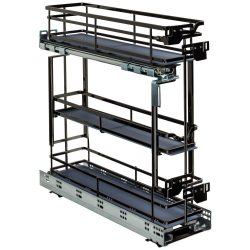 Hardware Resources SWS-DBPO Storage With Style Metal "No Wiggle" Under Drawer Base Pullout