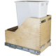 Hardware Resources Preassembled 35-Quart Single Pullout Waste Container System (CDM-WBM Series)