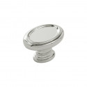 Belwith Keeler B079930 Berkshire Cabinet Oval Knob, 1-1/2" L x 1-1/8" W