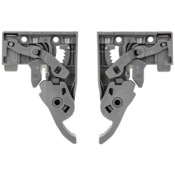 Hardware Resources USCLIP500-NR HR MAX Narrow 2-Way Undermount Slide Clip For Drawer, Pair