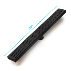 QM Drain 33.400. Lotus Delmar Standard Length Plain Edge Linear Drain