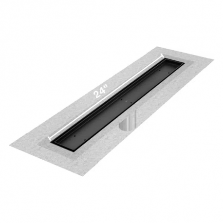 QM Drain 33.500. Mist (Tile-In) Delmar Standard Length Flange Edge Linear Drain