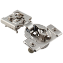 Hardware Resources 8390-716 HR MAX Self-Close Compact Hinge w/ Press-In 8 mm Dowel, 7/16" Overlay