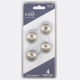 Hardware Resources K413 KasaWare Round Cabinet Knob w/ Ring, 4-Pack