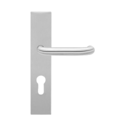 Karcher Design UEM27 Crete Lever Multipoint Lock Trim, Finish-Satin Stainless Steel