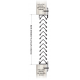 NGP L-A700-B Aluminum No Vision Door & Partition Louver, Undersized 3/16" Clearance