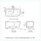 Bain Signature Nile Renovation Freestanding Bathtub