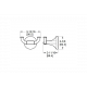 Pfister BRH-PFM0 Pfirst Modern Robe Hook