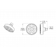 Pfister 973-227 Arkitek Showerhead
