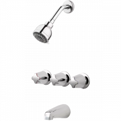 Pfister LG01-3110 3-Handle Tub & Shower Trim w/ Valve,
