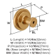 Amerock BP37460 Faircrest Round Cabinet Knob, Diameter - 1-1/4"