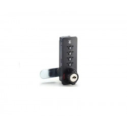 Zephyr M425 Series Combination Lock w/ 4-Digit Combinations & Supervisory Key Override, Zinc Plating