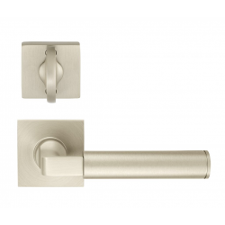 Omnia 914S50 Modern Interior Mortise Lock w/ Square Rose (2") - Solid Brass