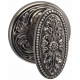 Omnia 59FL Classico Interior Ornate Beaded Knob Latchset w/ Floral Rose