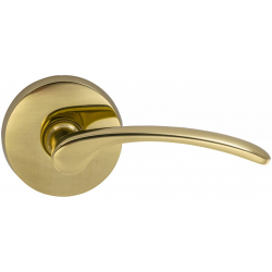 Omnia 890 Interior Modern Lever Latchset - Solid Brass