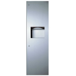 Bobrick B-39003 TrimLineSeries Recessed Paper Towel Dispenser/ Waste Receptacle