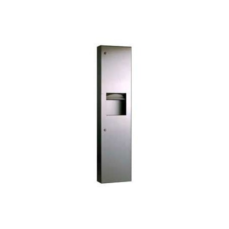 Bobrick B-38034 380349 TrimLineSeries Recessed Paper Towel Dispenser/ 3.8Gallon (14.0 L) Waste Receptacle