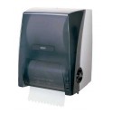 Bobrick B-72860 Touch-Free Surface-Mounted Roll Paper Towel Dispenser, Grey Translucent Plastic