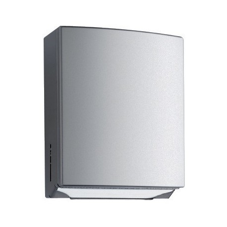 Bobrick B-4262 ConturaSeries Surface-Mounted Paper Towel Dispenser, 525 Multifold Towels,Finish-Satin