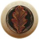 Notting Hill NHW-744C-AP NHW-744 Oak Leaf Wood Knob 1-1/2 diameter