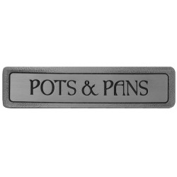 Notting Hill NHP-304 Engraved POTS & PANS (Horizontal) Pull 4 x 7/8