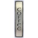Notting Hill NHP-341 Engraved COFFEE (Vertical) Pull 4 x 7/8