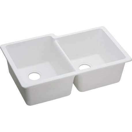 Elkay Elgu250r Gourmet E Granite Double Bowl Undermount Sink