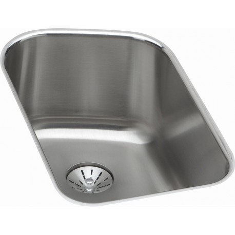 Elkay ELUH11189PD Harmony (Lustertone) Stainless Steel Single Bowl Undermount Sink Kit