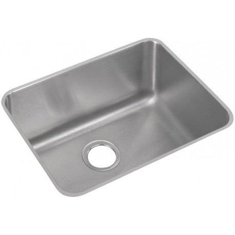Elkay ELUH211510 Gourmet (Lustertone) Stainless Steel Single Bowl Undermount Sink