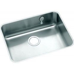Elkay ELUH2115EK Gourmet (Lustertone) Stainless Steel Single Bowl Undermount Sink Kit