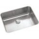 Elkay ELUH2115PD Gourmet (Lustertone) Stainless Steel Single Bowl Undermount Sink Kit