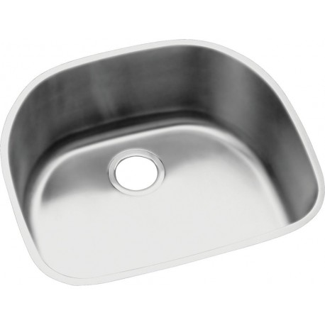Elkay ELUH2118 Harmony (Lustertone) Stainless Steel Single Bowl Undermount Sink