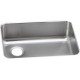 Elkay ELUH2317L Gourmet (Lustertone) Stainless Steel Single Bowl Undermount Sink