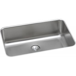 Elkay ELUH2416PD Gourmet (Lustertone) Stainless Steel Single Bowl Undermount Sink Kit