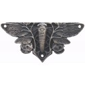 Notting Hill NHH-920-AP NHH-920 Cicada on Leaves (sold in pairs) Hinge Plate Set 1-1/4 w x 2-5/8 h