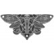 Notting Hill NHH-920 Cicada on Leaves (sold in pairs) Hinge Plate Set 1-1/4 w x 2-5/8 h