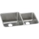 Elkay ELUH3121R Gourmet (Lustertone) Stainless Steel Double Bowl Undermount Sink