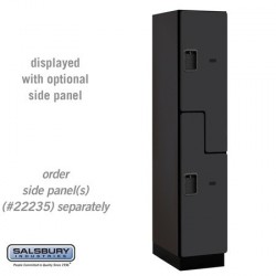 Salsbury Extra Wide Designer Wood Locker - Double Tier "S" Style - 1 Wide