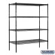 Salsbury 965 Tall Wire Cart Mobile Shelving - 60 Inches Wide