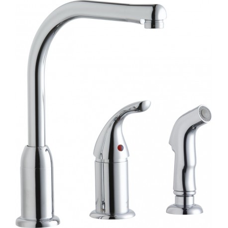 Elkay LK3001CR Everyday Kitchen Faucet with Remote Handle and Side Spray