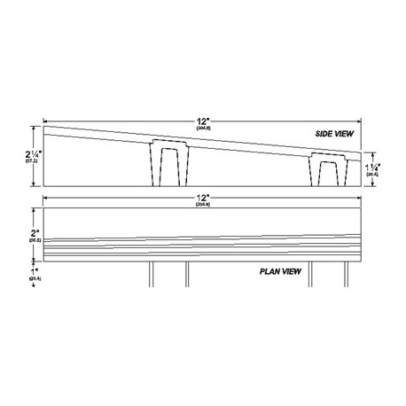 Pemko WING EXT LH(AK) - EXT RH(AK) Miter Returns and Extenders