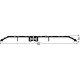 Pemko 254X5-10BE-FG-48 Thermal Barrier Saddle 36"