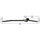 Pemko 2005 Latching Panic Saddle Threshold, 5" W x 1/2" H